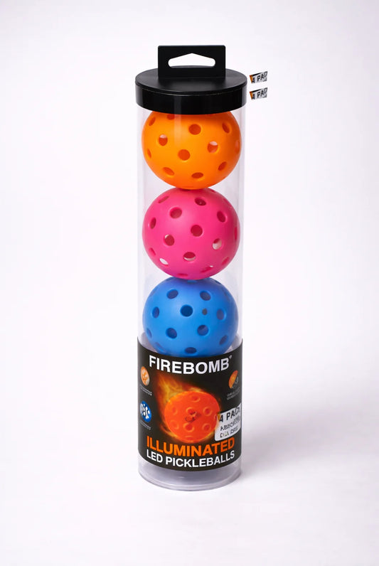 PickleBomb™ Pickleball Pack (4 Balls) - Assorted Colors