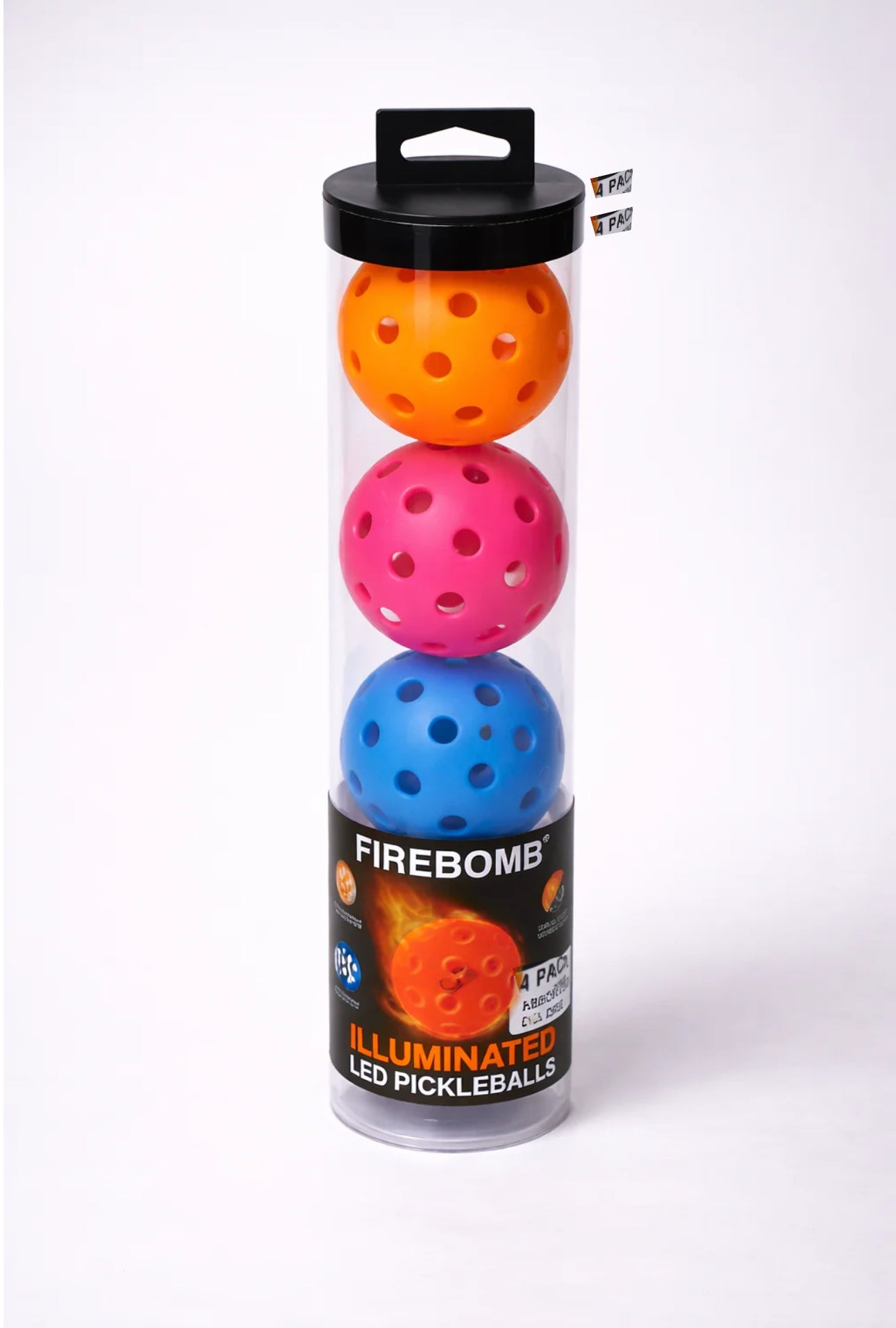 PickleBomb™ Pickleball Pack (4 Balls) - Assorted Colors