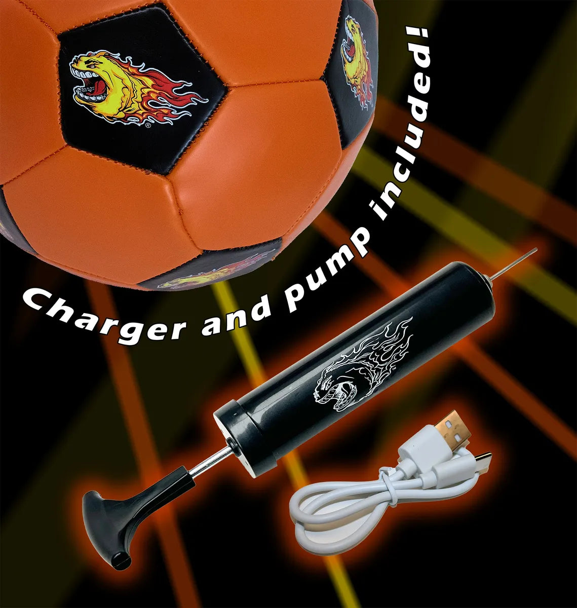 RealFeel™ Soccer Bomb™ - Size 5 - Orange & Black
