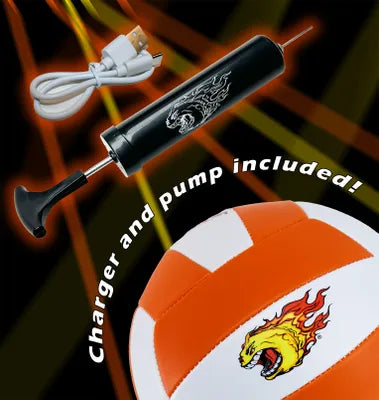 RealFeel™ VolleyBomb™ - Size 5 - White & Orange
