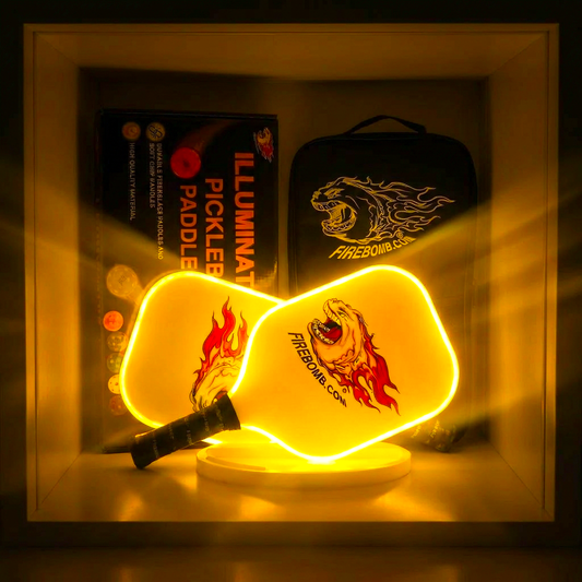 PickleBomb™ LED PickleBall Set, White
