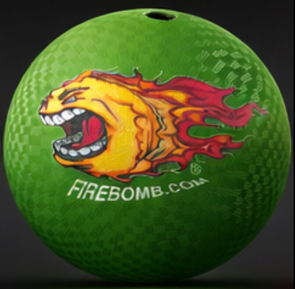 Bouncing Bowling Bomb™ - Size 8.5 Green