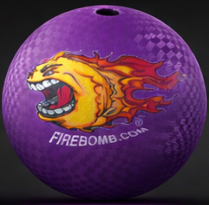 Bouncing Bowling Bomb™ - Size 8.5 Purple