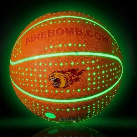 RealFeel™ BasketBomb™  - Size 7 - Neon Orange  &  Green