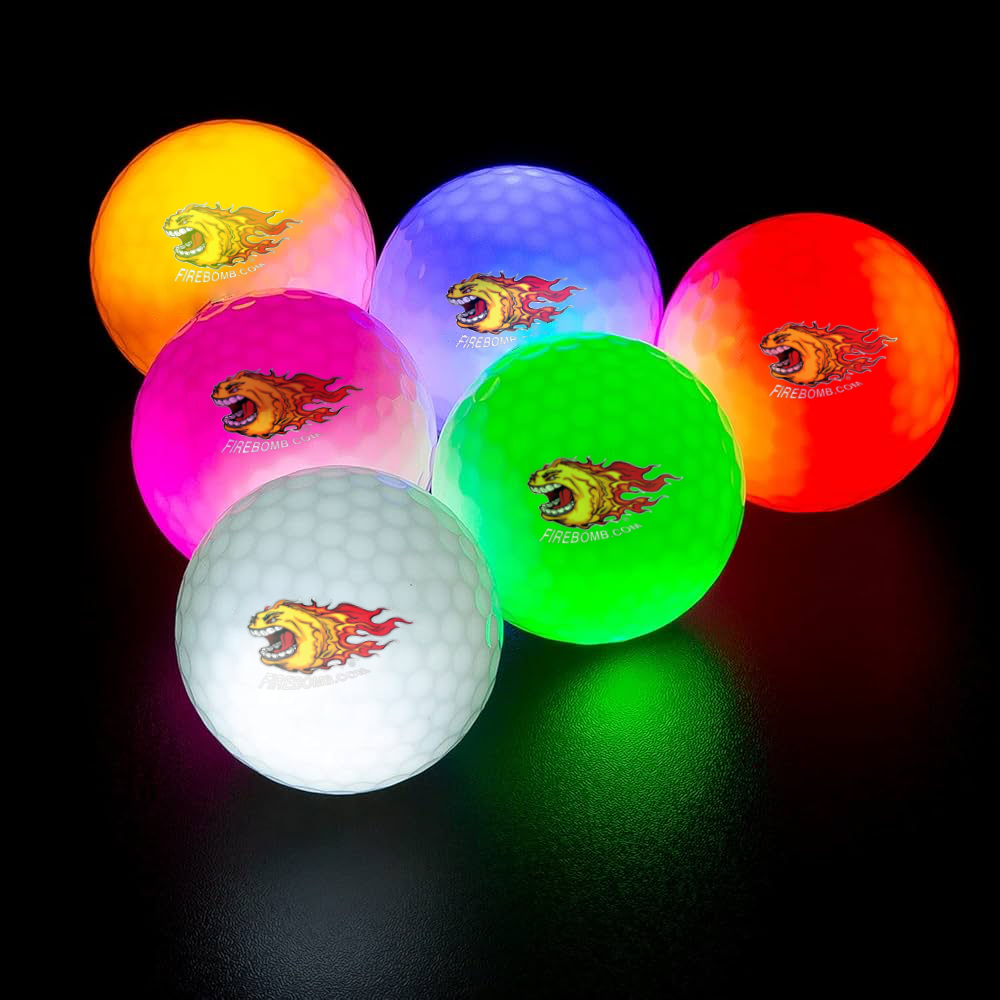 Assorted Colors Golf Bombs - 6 Pack