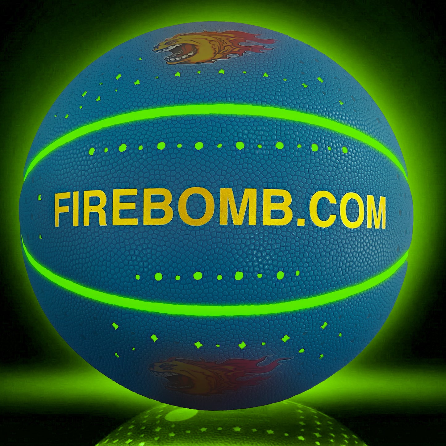 RealFeel™ BasketBomb™ - Size 7 -  Blue & Green