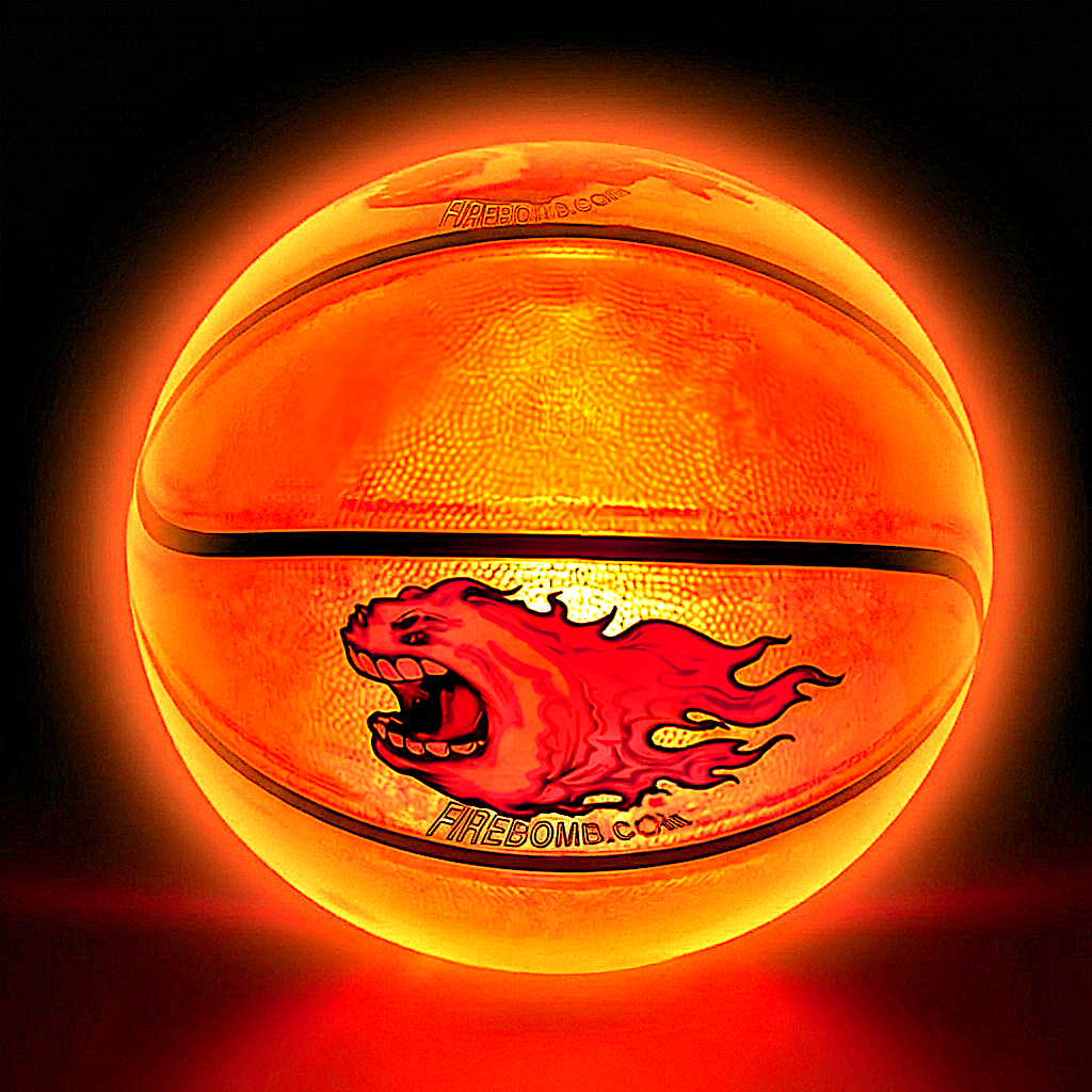 Premium Rubber BasketBomb™ - Size 7 - Orange & Black