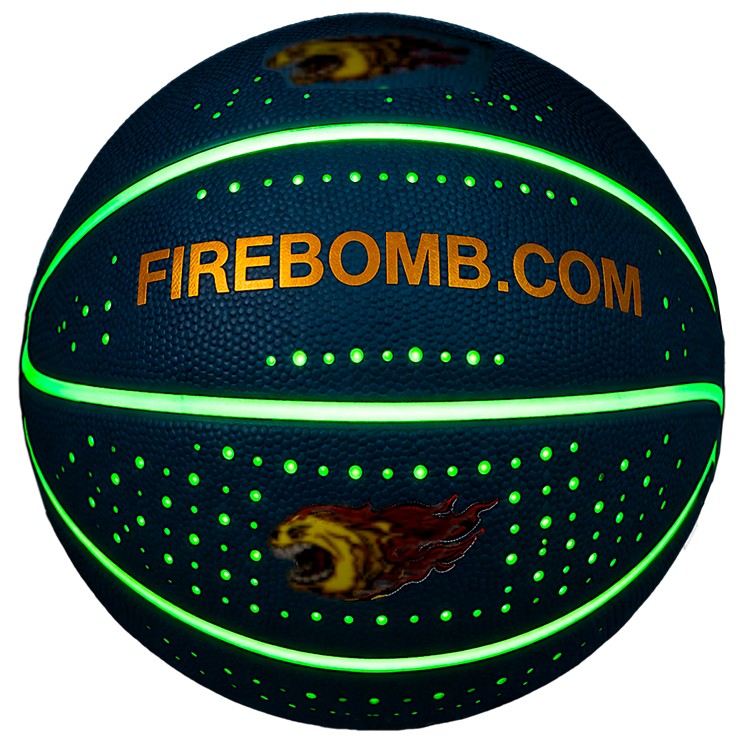 RealFeel™ BasketBomb™ - Size 7 -  Blue & Green