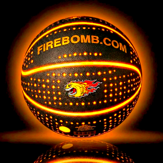 RealFeel™ BasketBomb™ - Size 7 - Black & Orange