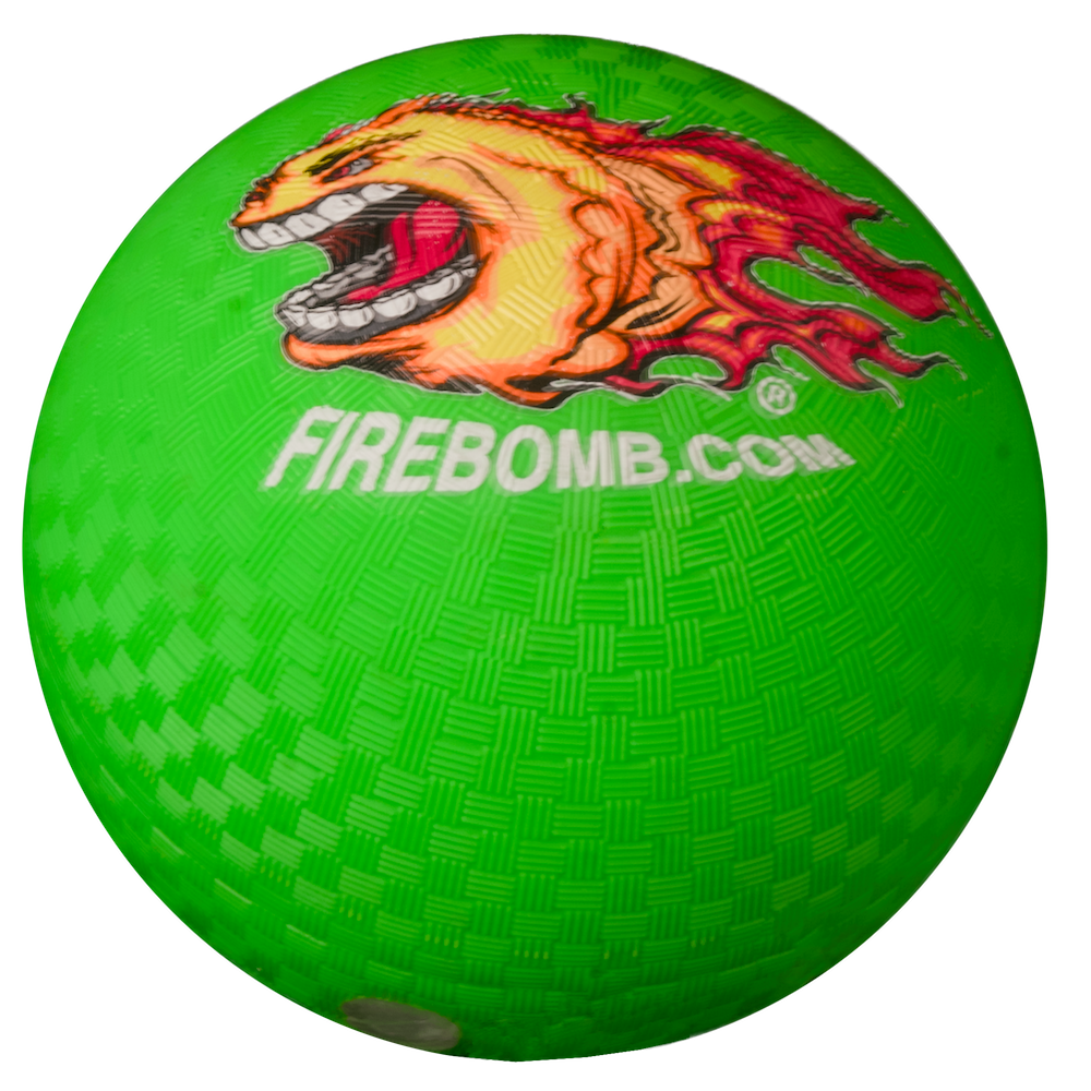 Premium Rubber DodgeBomb™ 6  - Green