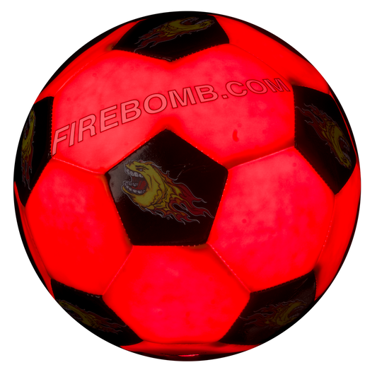 Premium Rubber Soccer Bomb™ - Size 5 - Orange & Black