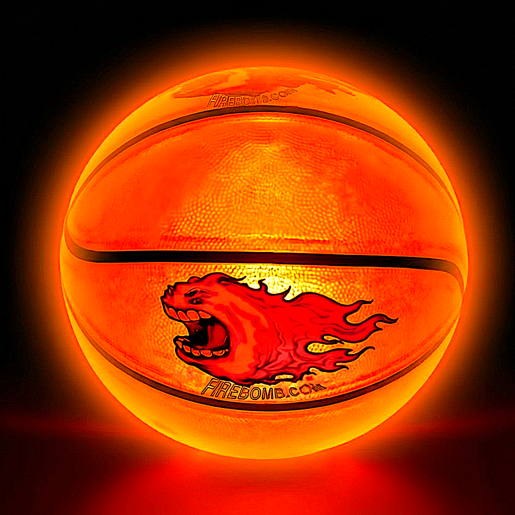 Premium Rubber BasketBomb™ - Size 7 - Orange & Black