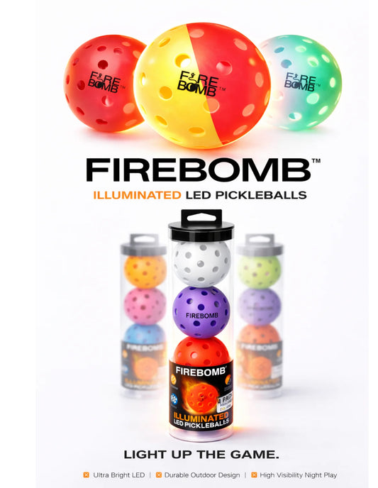 PickleBomb™ Pickleball Pack (4 Balls) - Assorted Colors
