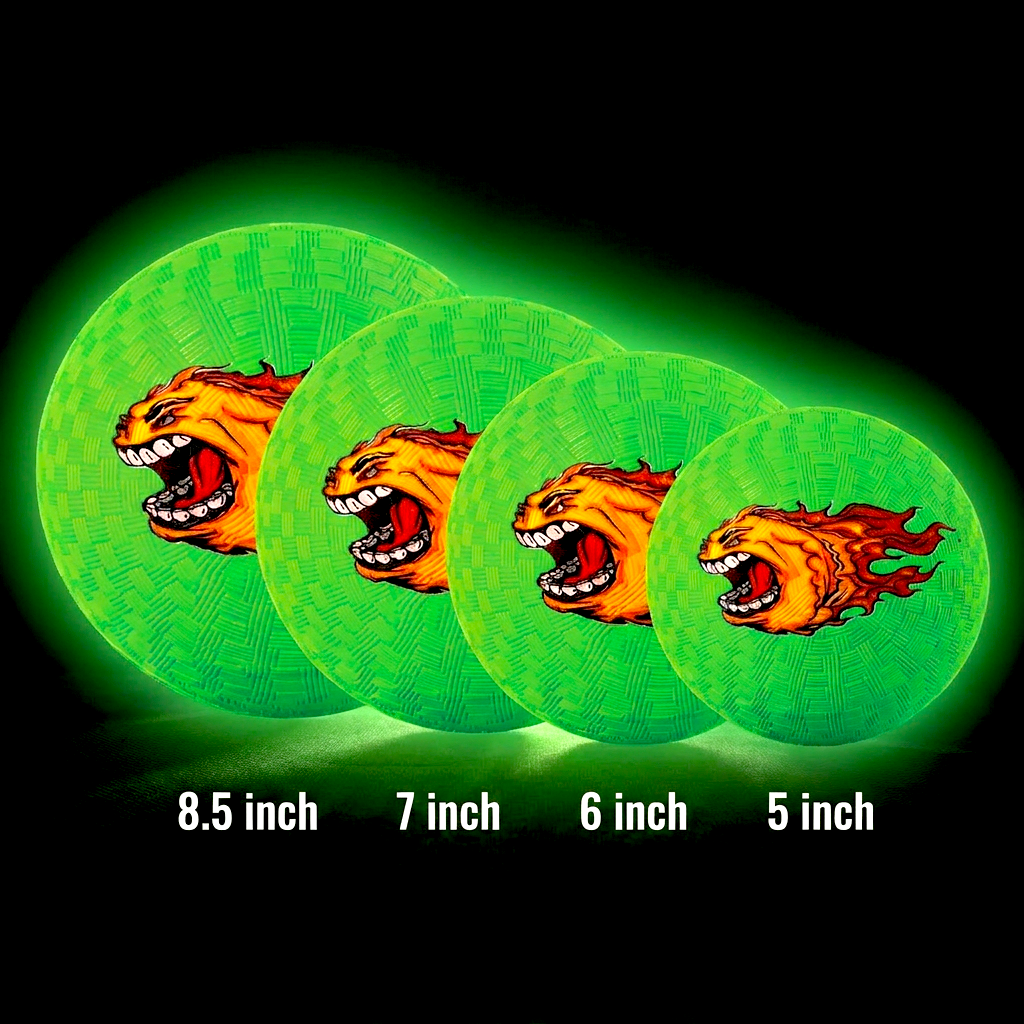 Premium Rubber DodgeBomb™  7    - Green