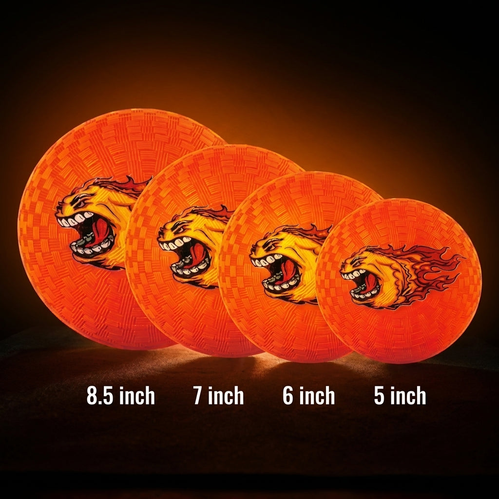 Premium Rubber DodgeBomb™  7  - Orange