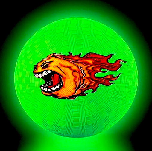 Premium Rubber DodgeBomb™  7    - Green