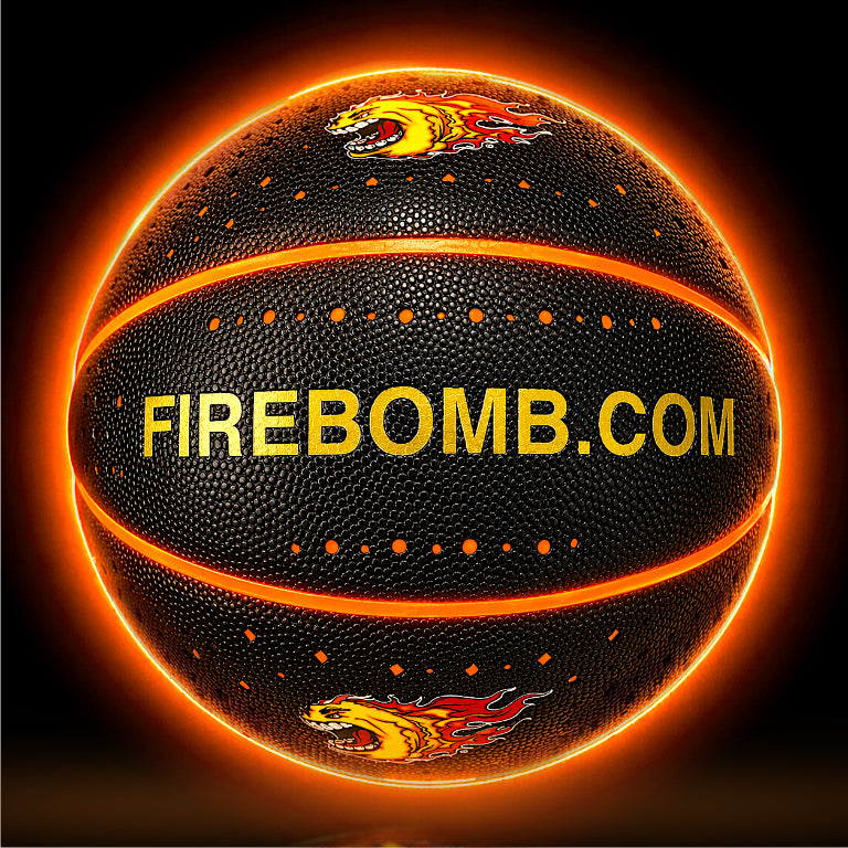 RealFeel™ BasketBomb™ - Size 7 - Black & Orange