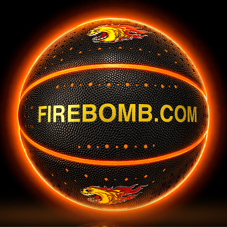 RealFeel™ BasketBomb™ - Size 7 - Black & Orange