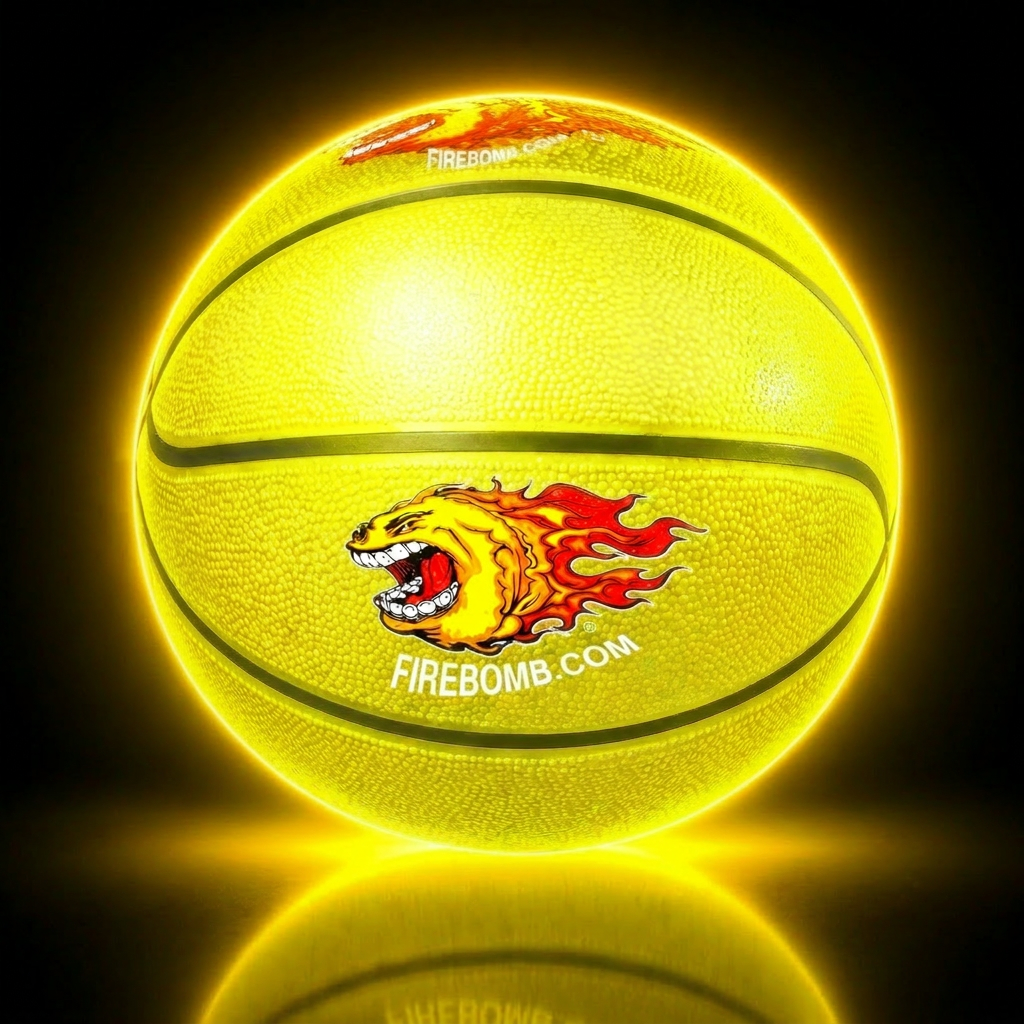 Premium Rubber BasketBomb™ - Size 7 - Yellow & Black