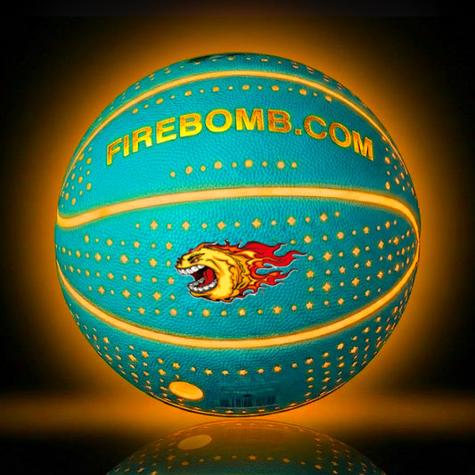 RealFeel™ BasketBomb™   - Size 7 -  Cyan & Orange