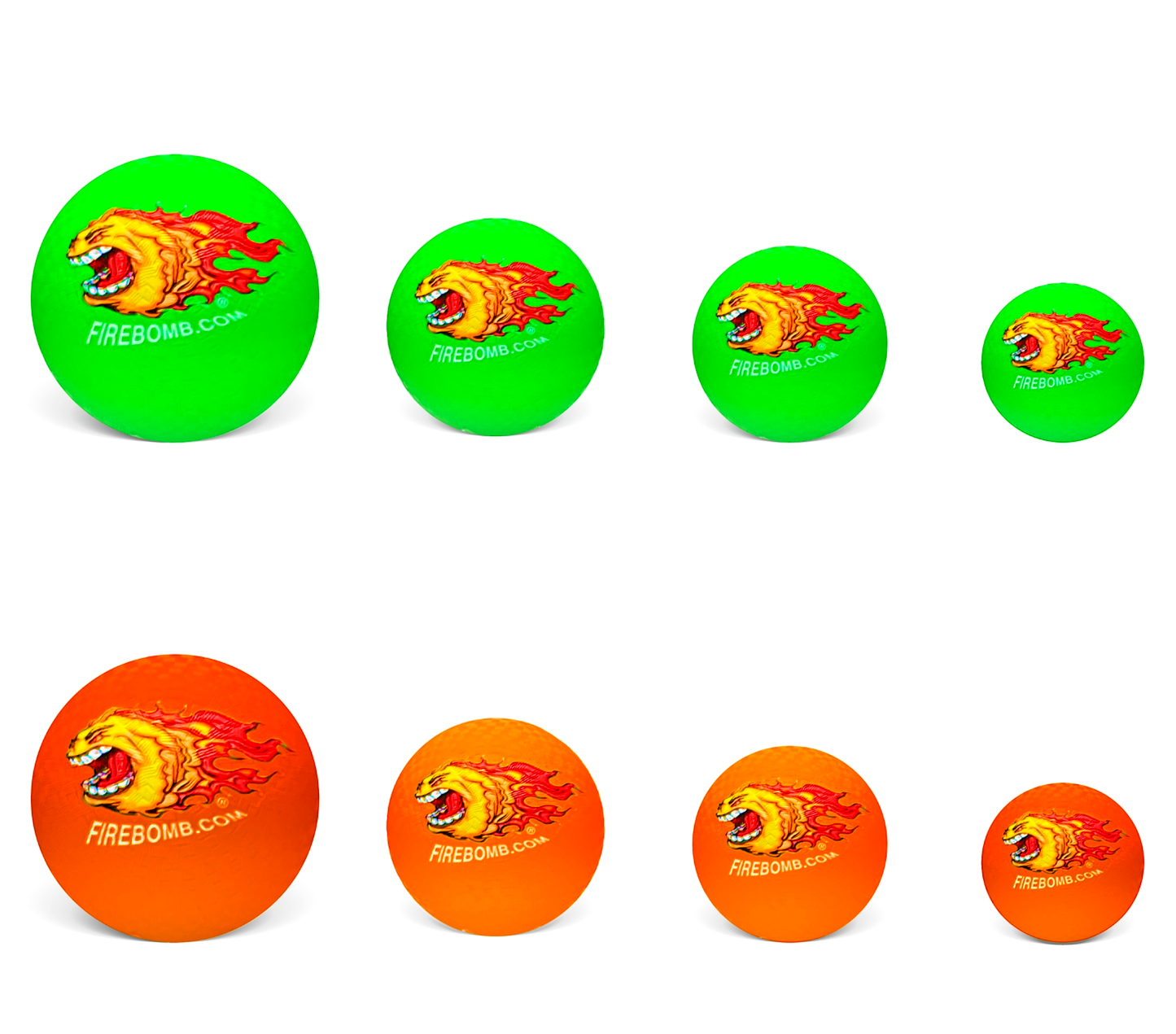 Premium Rubber DodgeBomb™ 6  - Green