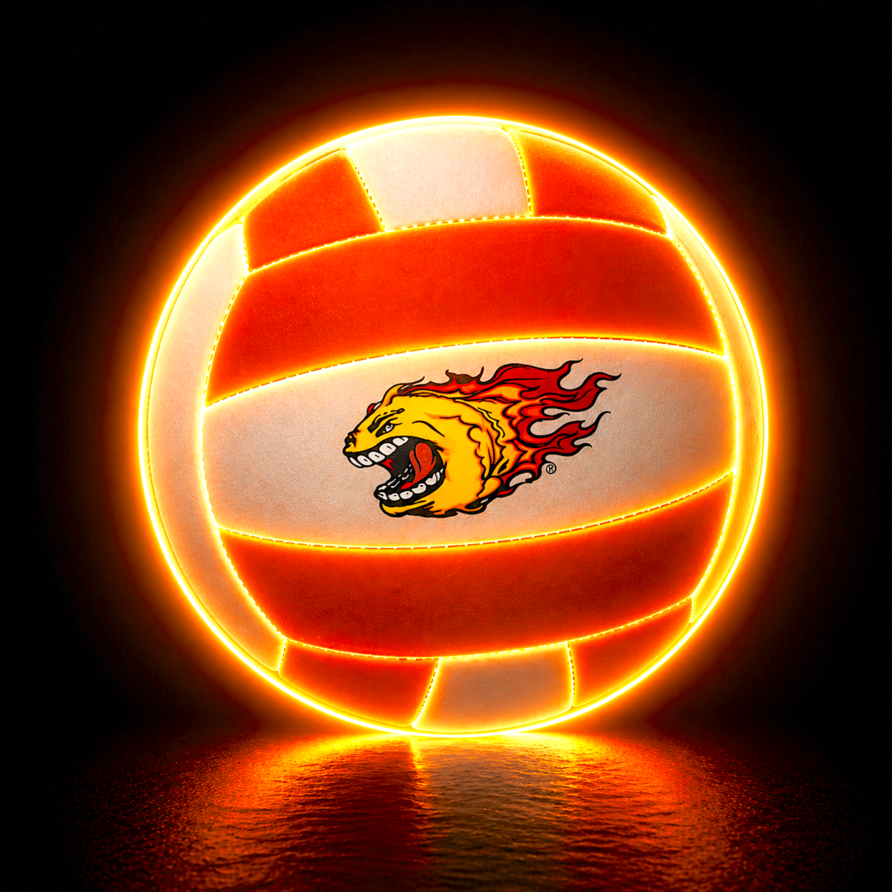 RealFeel™ VolleyBomb™ - Size 5 - White & Orange