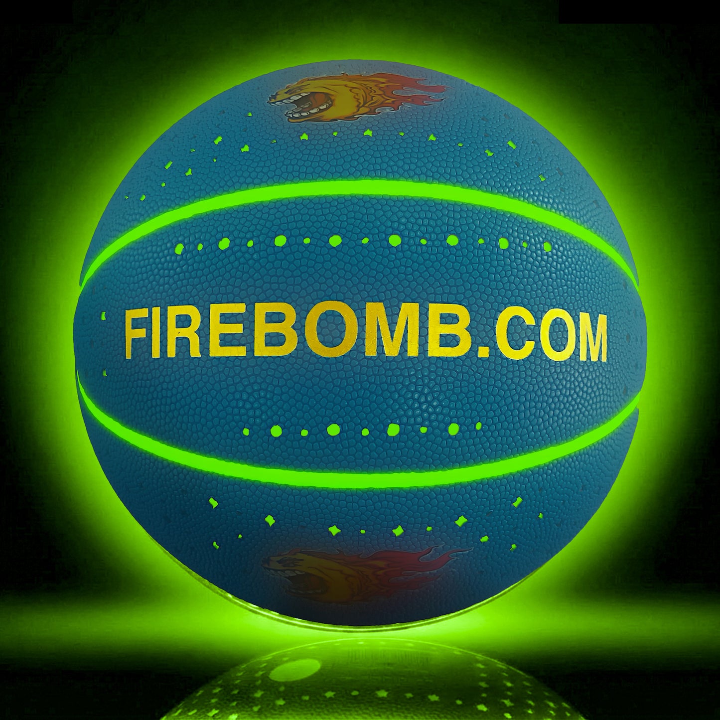 RealFeel™ BasketBomb™ - Size 7 -  Blue & Green