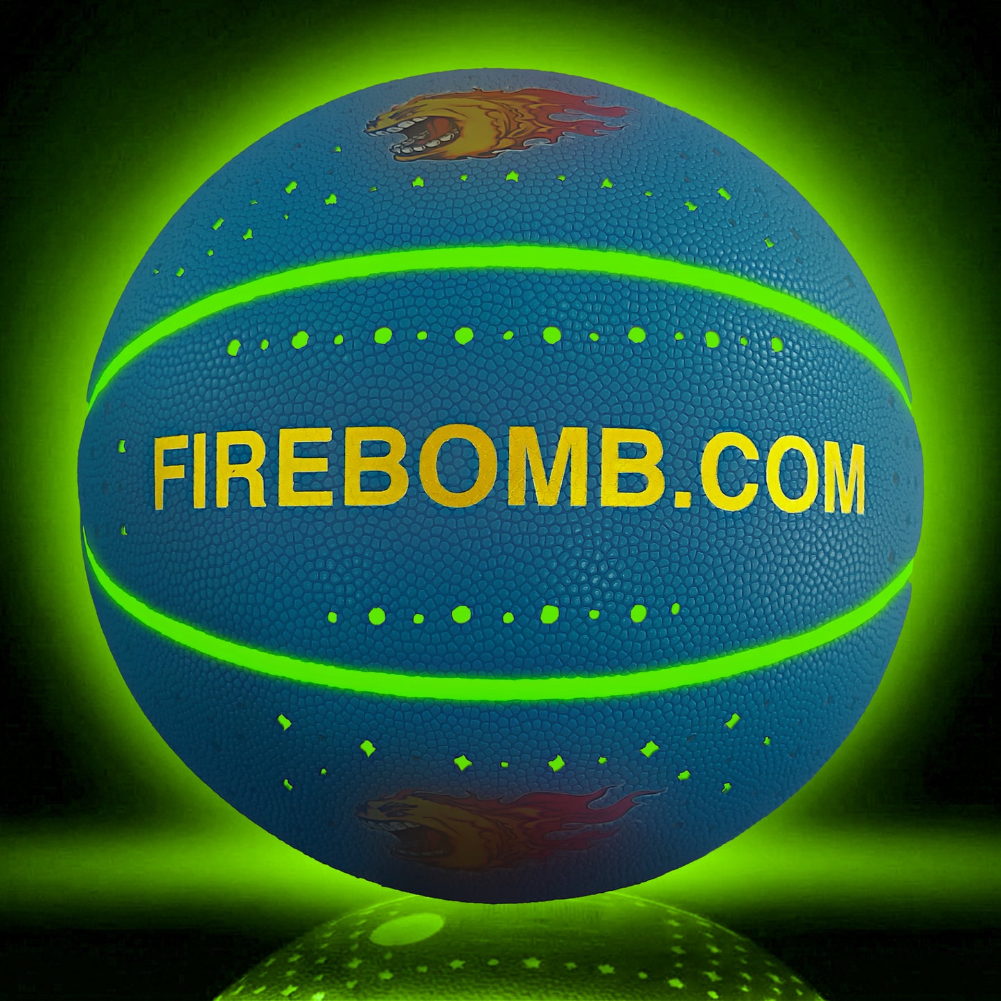 RealFeel™ BasketBomb™ - Size 7 -  Blue & Green