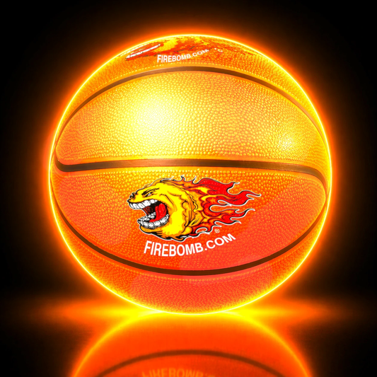 Premium Rubber BasketBomb™ - Size 7 - Orange & Black