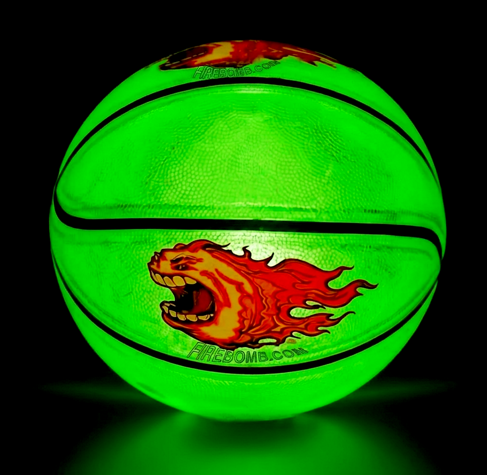 Premium Rubber BasketBomb™ - Size 7 - Green & Black