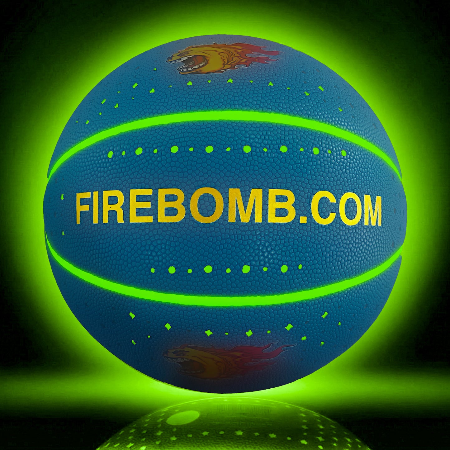 RealFeel™ BasketBomb™ - Size 7 -  Blue & Green