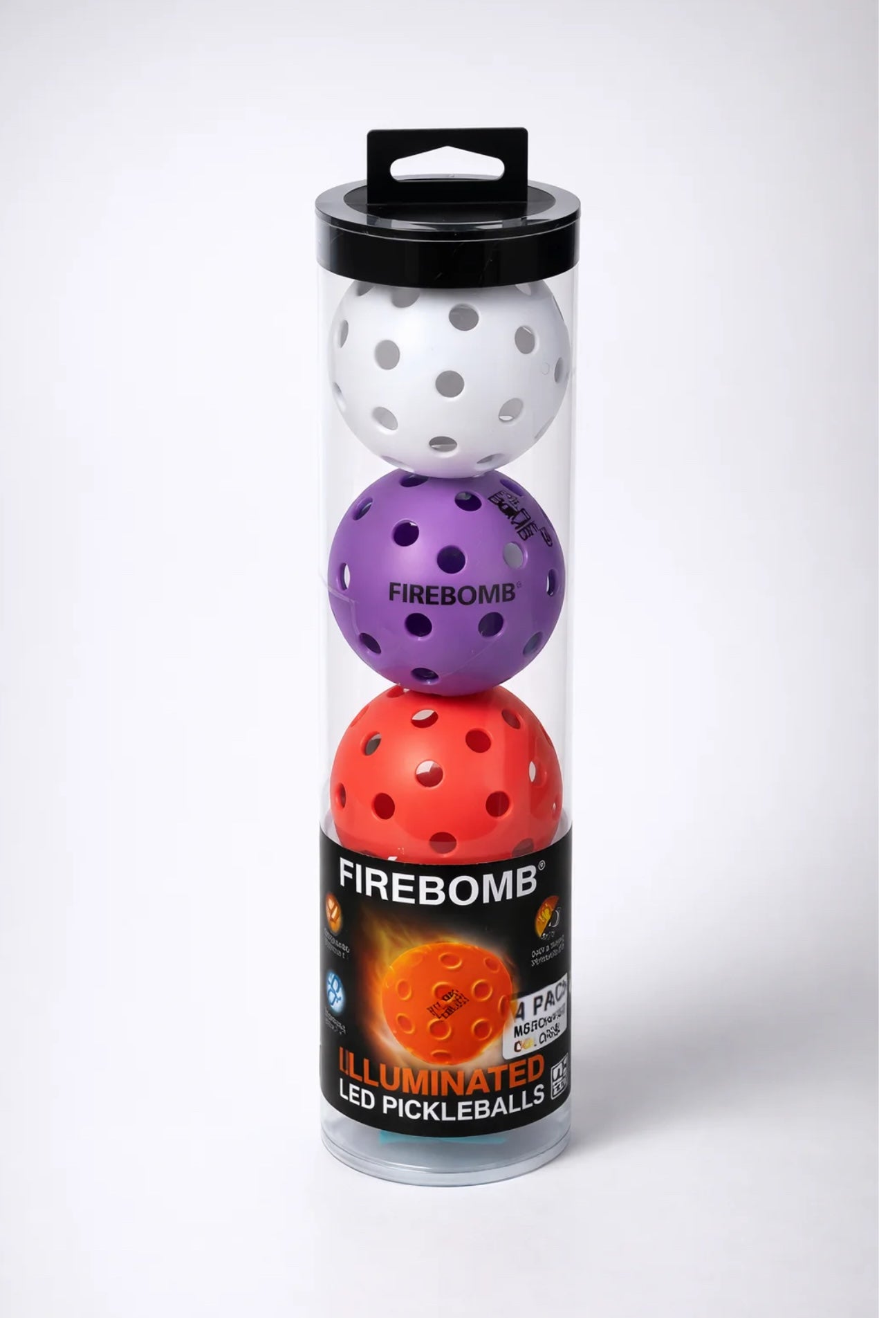 PickleBomb™ Pickleball Pack (4 Balls) - Assorted Colors
