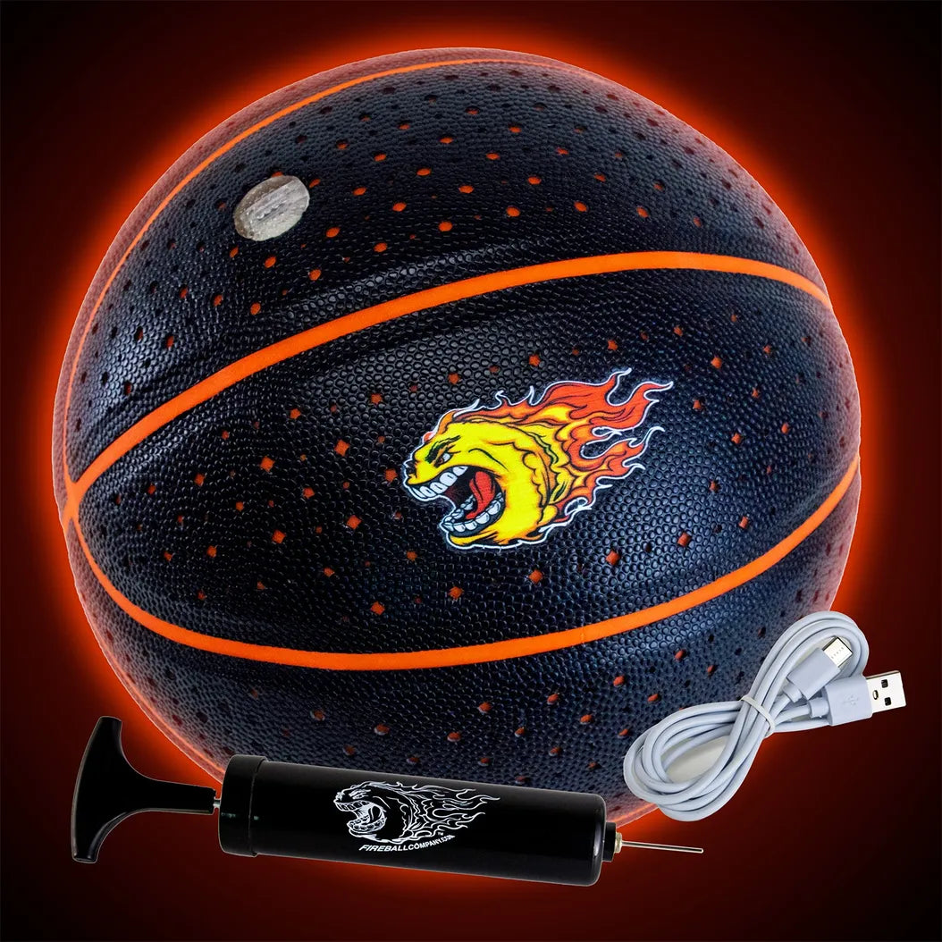 RealFeel™ BasketBomb™ - Size 7 - Black & Orange