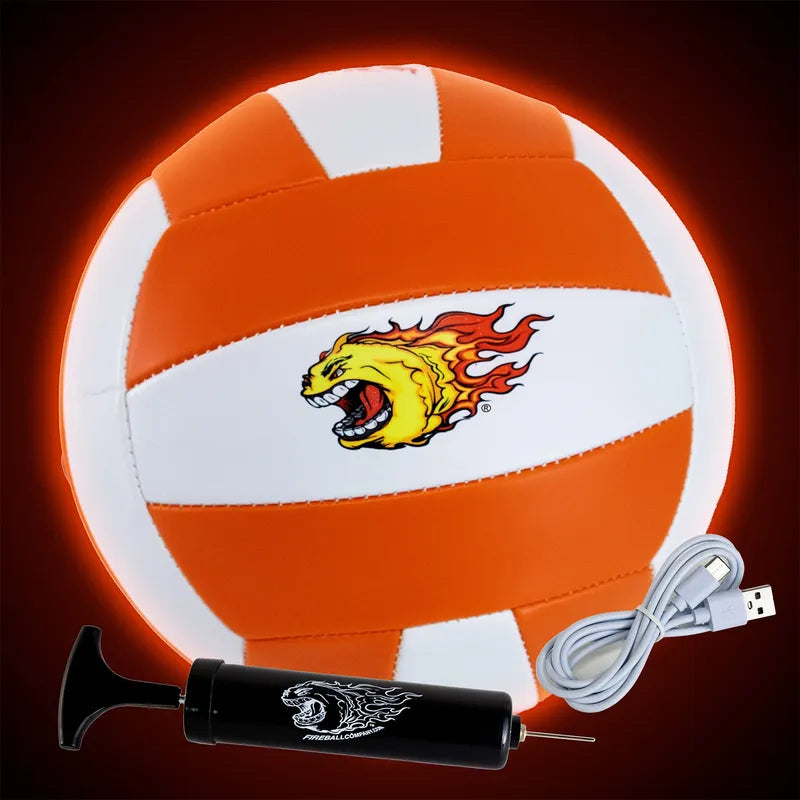 RealFeel™ VolleyBomb™ - Size 5 - White & Orange