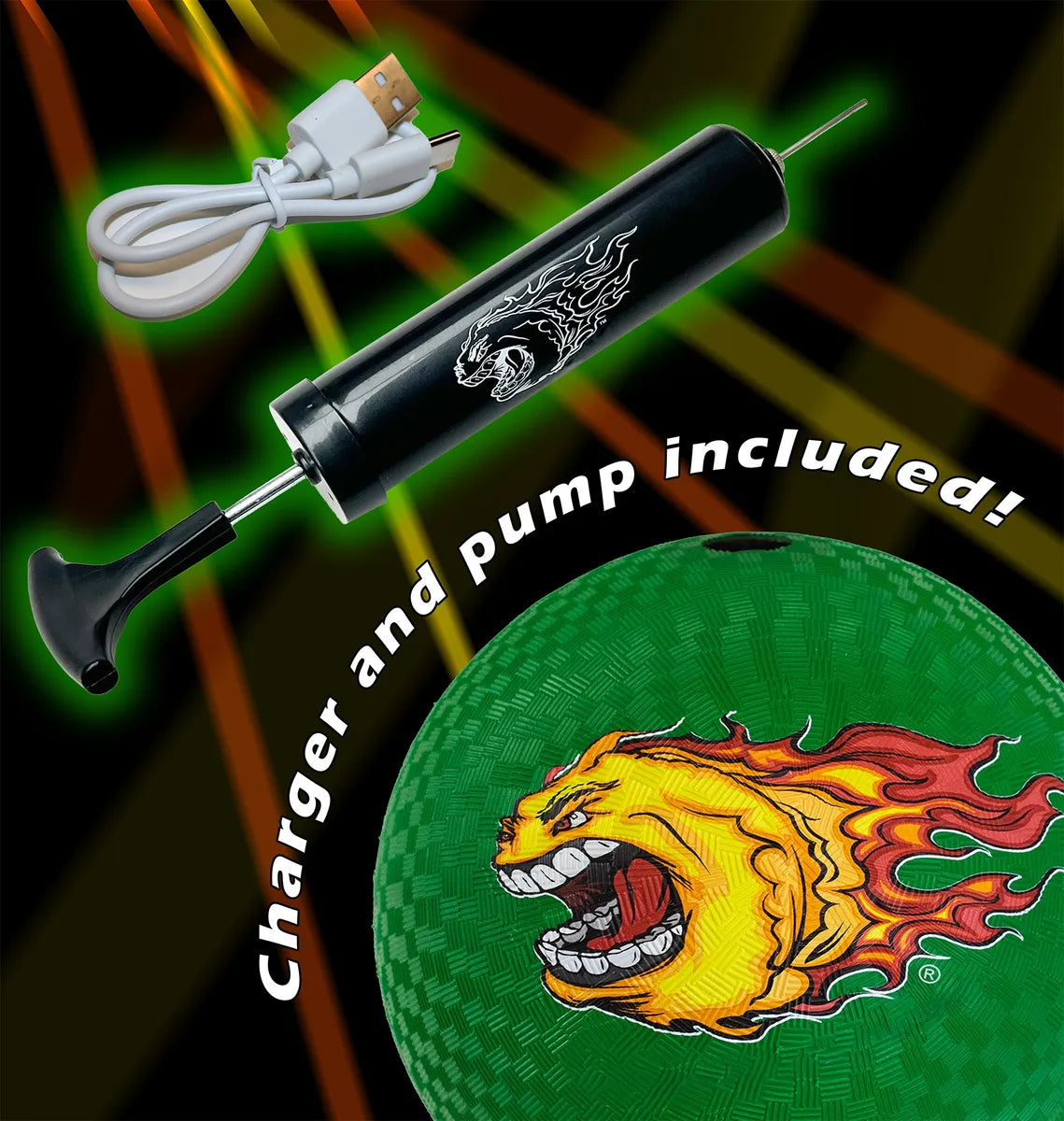 Premium Rubber DodgeBomb™ 6  - Green