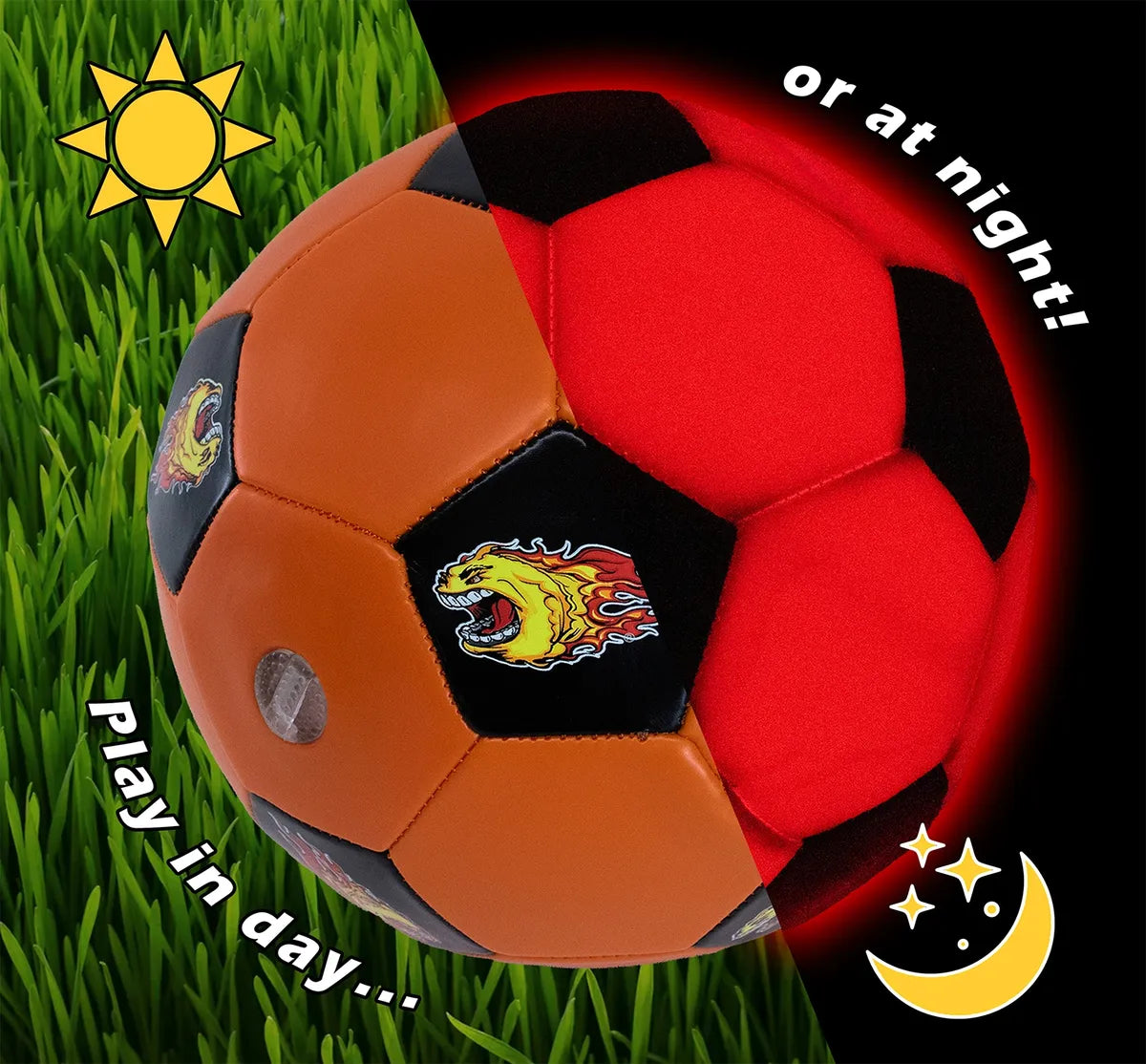 RealFeel™ Soccer Bomb™ - Size 5 - Orange & Black